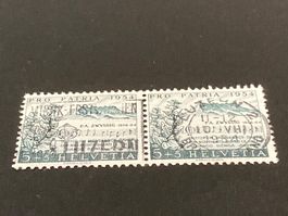 Pro Patria Schweizer Psalm- ZNr. B66- Vollstempel Luzern