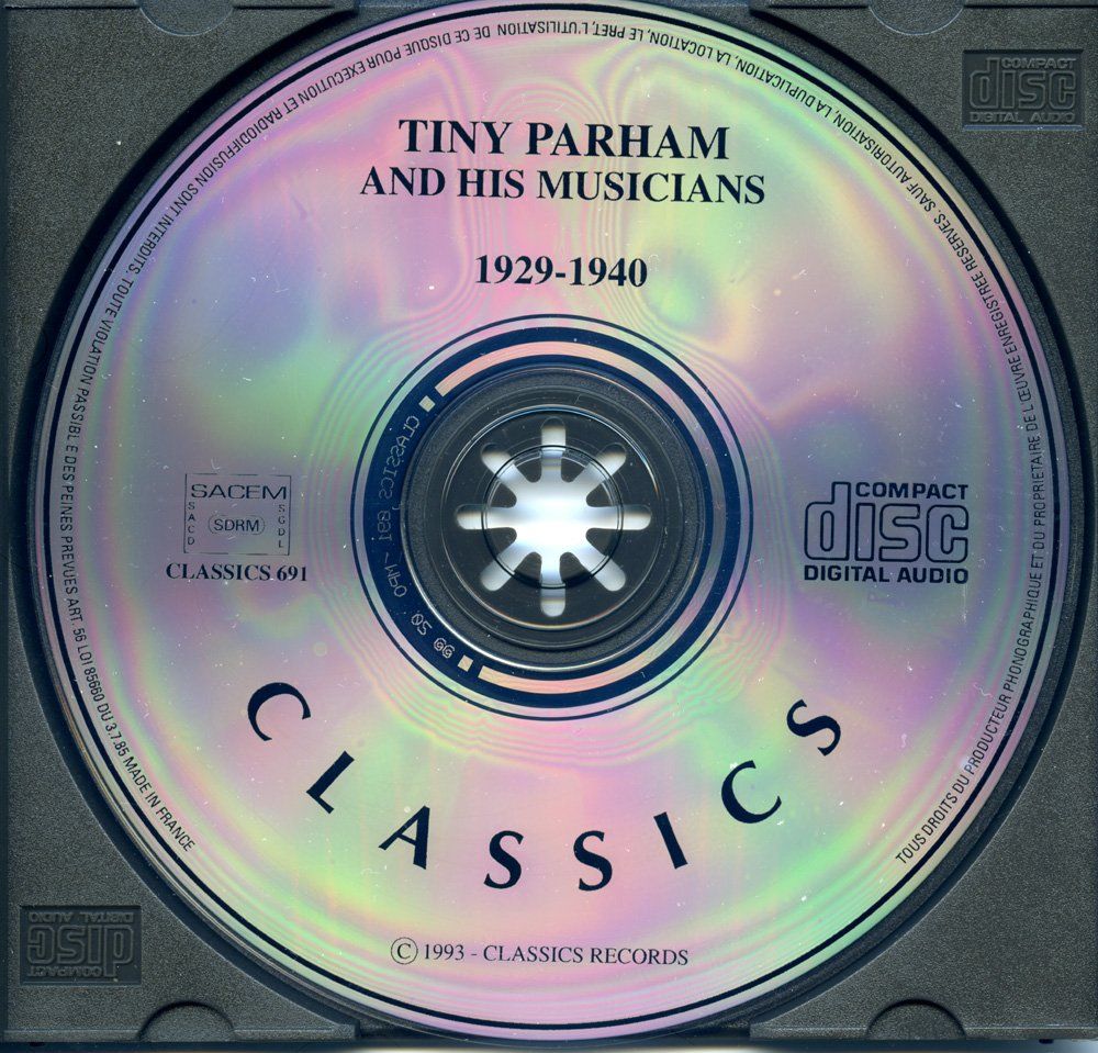CDs: Jazz-CD:  Tiny Parham 1929 - 1940  (Classics) – Gebraucht aus Hochfelden von mue_lhm9 2