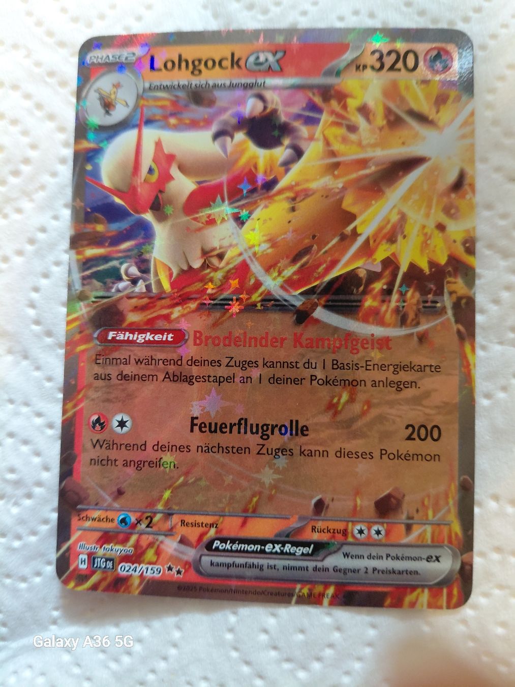 Pokémon Carte collezionabili: Lohgock ex 024/159 – Nuovo (secondo la descrizione) da Zuchwil venduto da Sam-ler-in