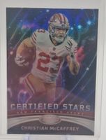 Christian McCaffrey Football Card Certified 49ers NFL