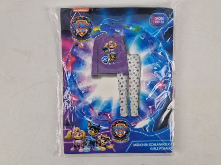 PAW PATROL Mädchen Schlafanzug magenta, 5-6 J.