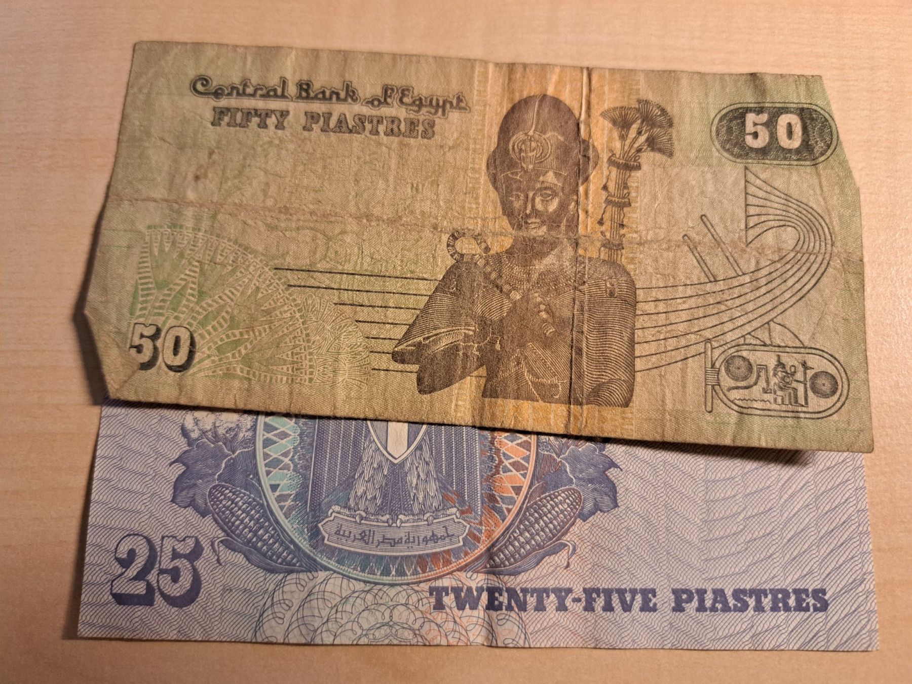 Banconote: Noten aus Ägypten – Usato da Glashütten venduto da Christheswiss 2