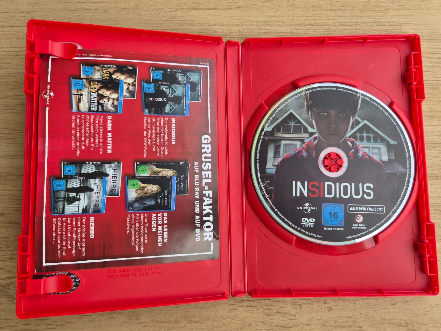 Tutti i DVDs: DVD "Insidious" – Usato da Diegten venduto da herala 2