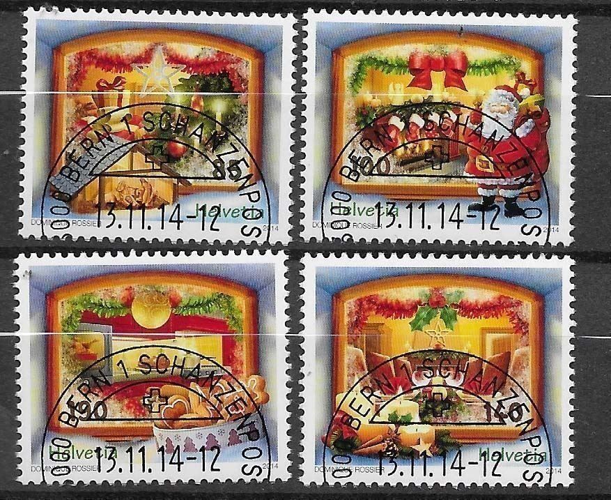 Tutti i francobolli: M1526 - Noel 2014 1er jour – Usato da Trélex venduto da Phil_Albert