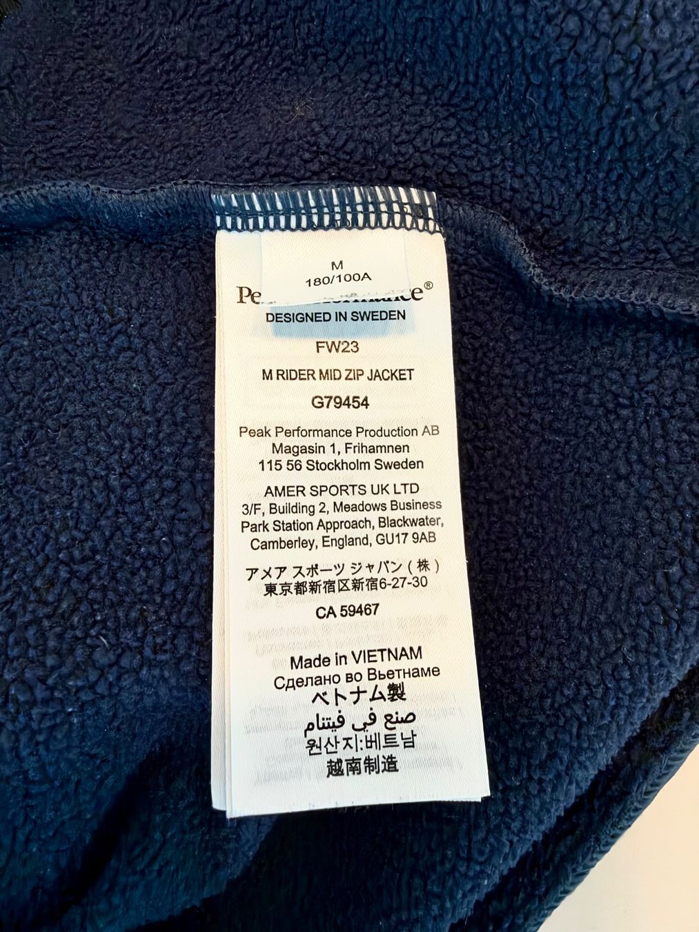 Peak Performance Giacche: Fleece Jacke Peak Performance – Usato da Domat/Ems venduto da cowi 3