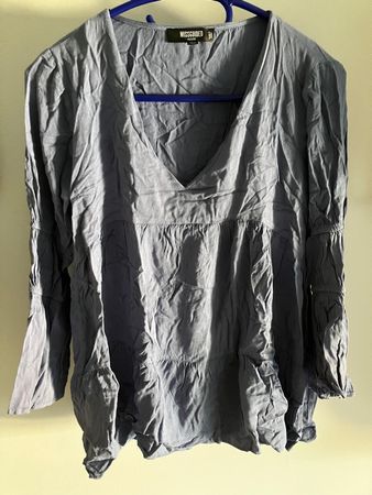 Missguided Petit Tunika jeansblau Grösse 36