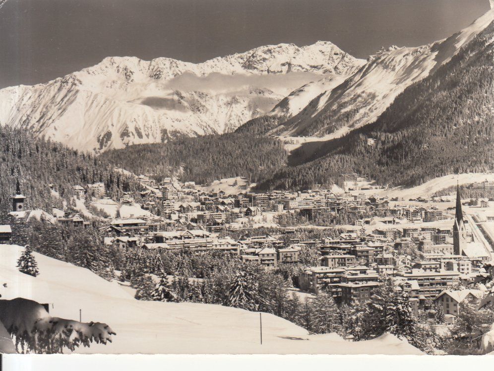 Cartoline postali: Davos 1959 – Usato da Bürglen TG venduto da StampGraf