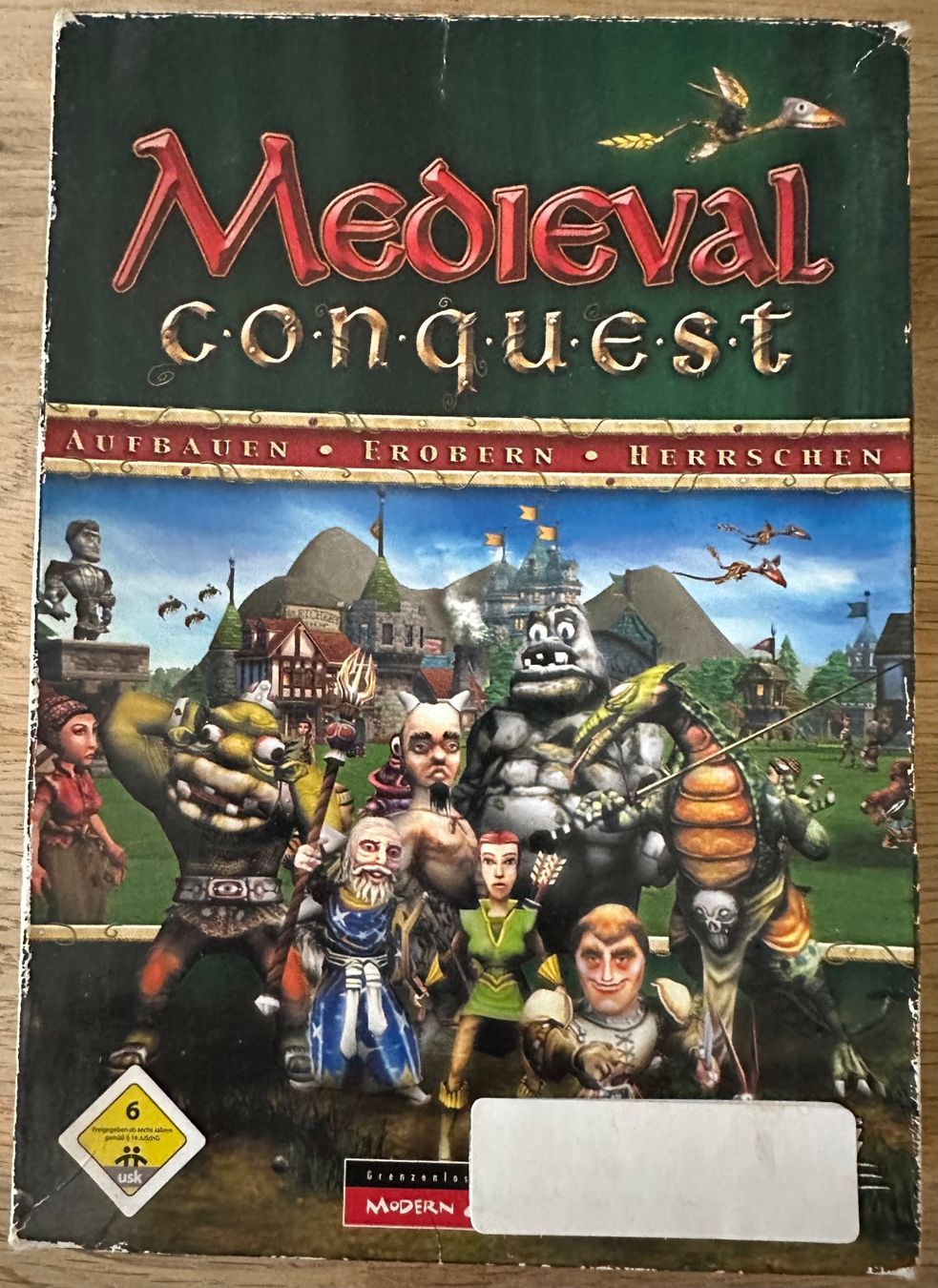 Microsoft Giochi: Medieval Conquest PC Game Box – Usato da Kestenholz venduto da Inna09