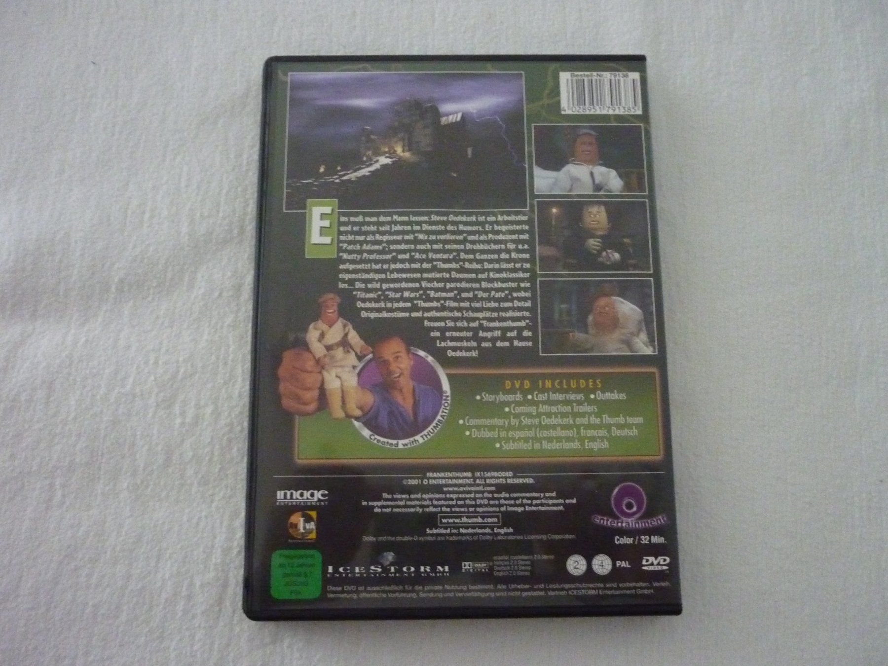 Tutti i DVDs: DVD Frankenthumb – Usato da Vaduz venduto da red94angel 1