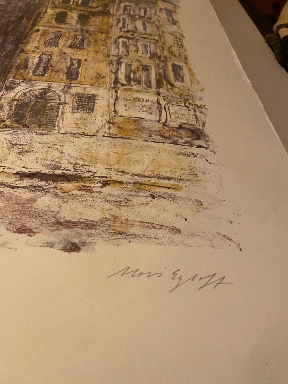 Grafiken & Lithographien: Schöne Lithographie von Alois Egloff – Gebraucht aus Münchwilen TG von Mercurius63 4