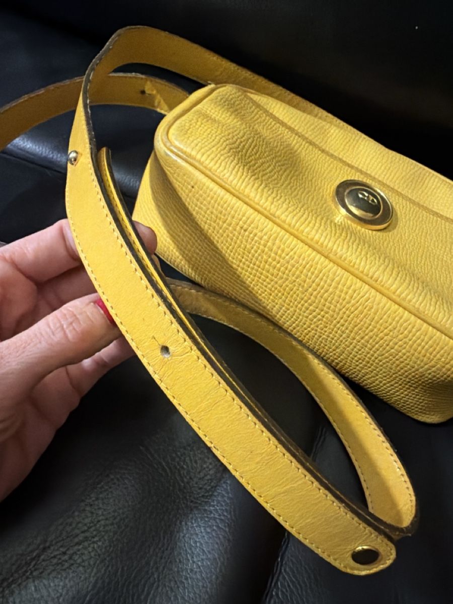 Dior Borse da donna: Sac Christian Dior Vintage Jaune – Usato da Lausanne venduto da Pascal9999 7