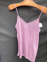 Spitzentop altrosa, Gr. M