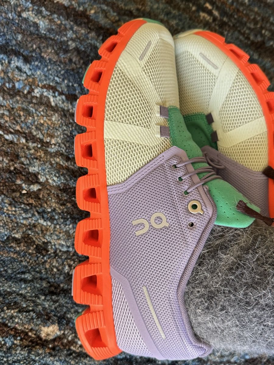 On Damenschuhe: On Cloud Running Shoes - Lavender/Orange - Size 38,5 – Neu (gemäss Beschreibung) aus Dietikon von dom_pvq5 6