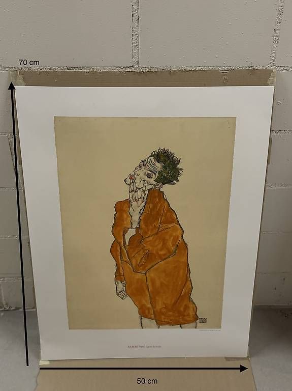 Posters & Illustrations: Poster ALBERTINA | Egon Schiele – Neuf avec emballage d'origine à Frauenfeld par Jessy_kardakova