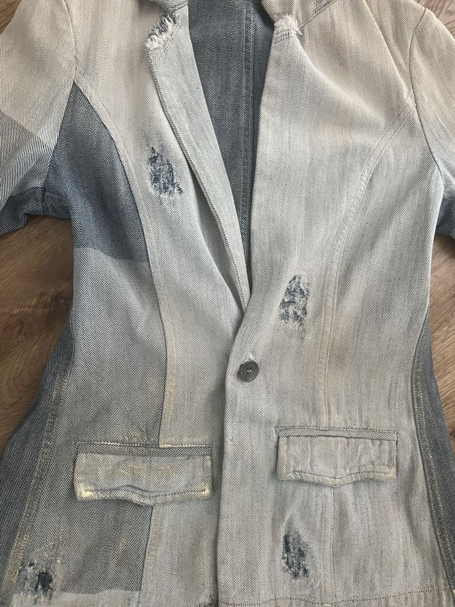 Giacche: Damen Jeansjacke Patchwork Used Look Grösse S neu – Usato da Luzern venduto da Portfino 1