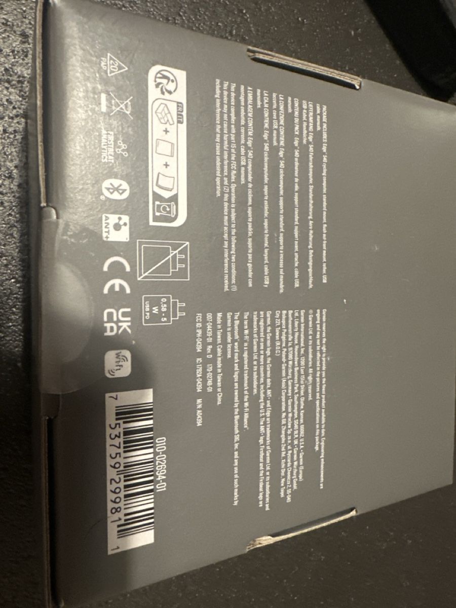 Garmin Ordinateurs & app. de mesure: Garmin Edge 540 – Neuf avec emballage d'origine à Aarau par jw100 2