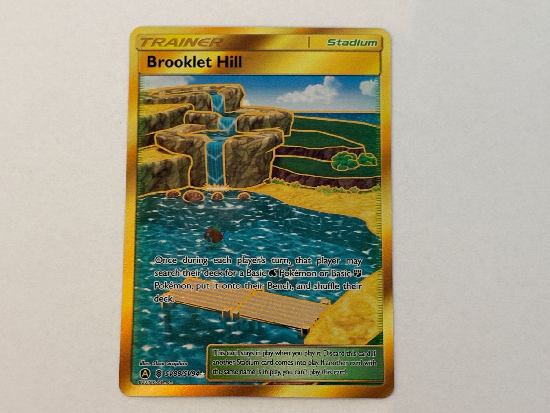 Pokémon Sammelbilder & Trading cards: Pokemon Trainer Brooklet Hill SV88/SV94 EN – Gebraucht aus Zürich von Dudu2020