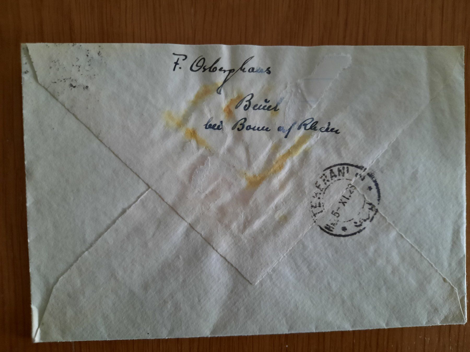 Tutti i francobolli: 1928 D-Brief, BEUEL - TEHERAN ! – Usato da Trimbach venduto da monga01 1