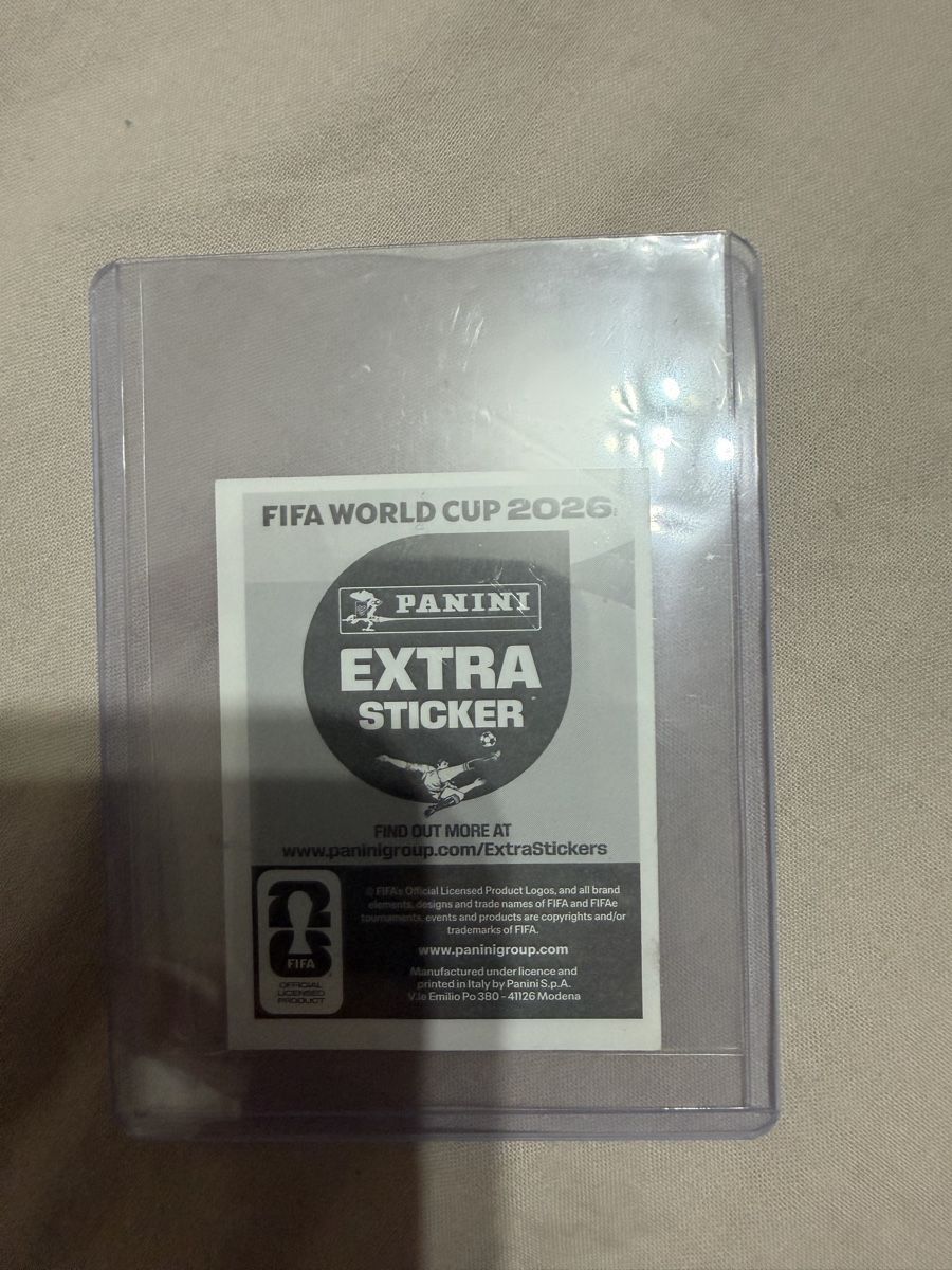 Panini Sammelbilder & Trading cards: Extra Sticker 2026 Silver Vinicius – Gebraucht aus Renens VD von Eduardo27. 1