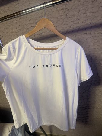T-shirt blanc avec inscription Los Angeles en bon état