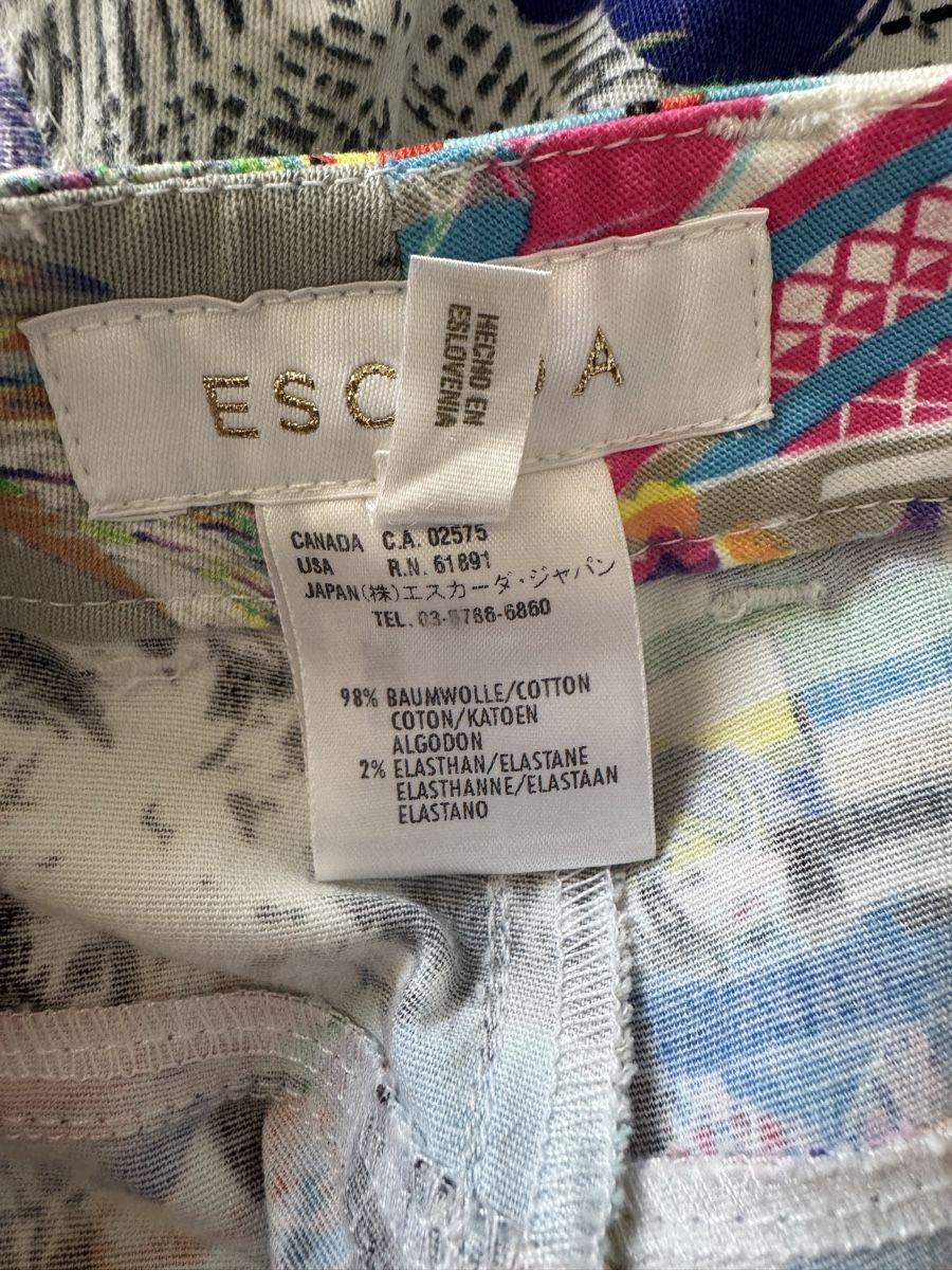 Escada Pantaloni: Lustige Sommerhose von Escada – Usato da Reichenburg venduto da gabriela55 3