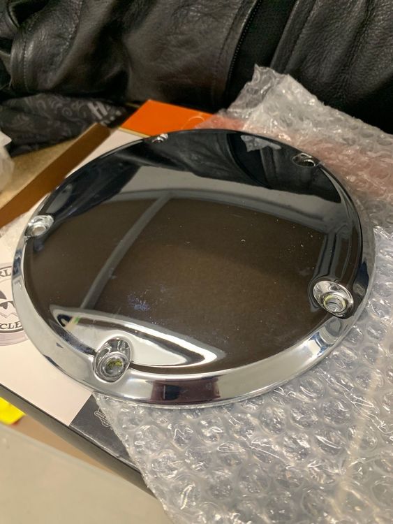 Orange 5-Hole Derby Cover Gasket Kit For Harley Touring Twin Cam – Lightweight Foam With Silicone Bead
