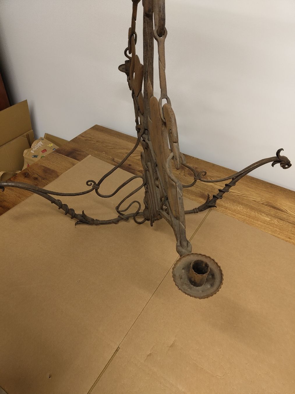 Kronleuchter & Deckenlampen: Kronleuchter Metall Swan design Antique – Gebraucht aus Basel von mariablanka 3