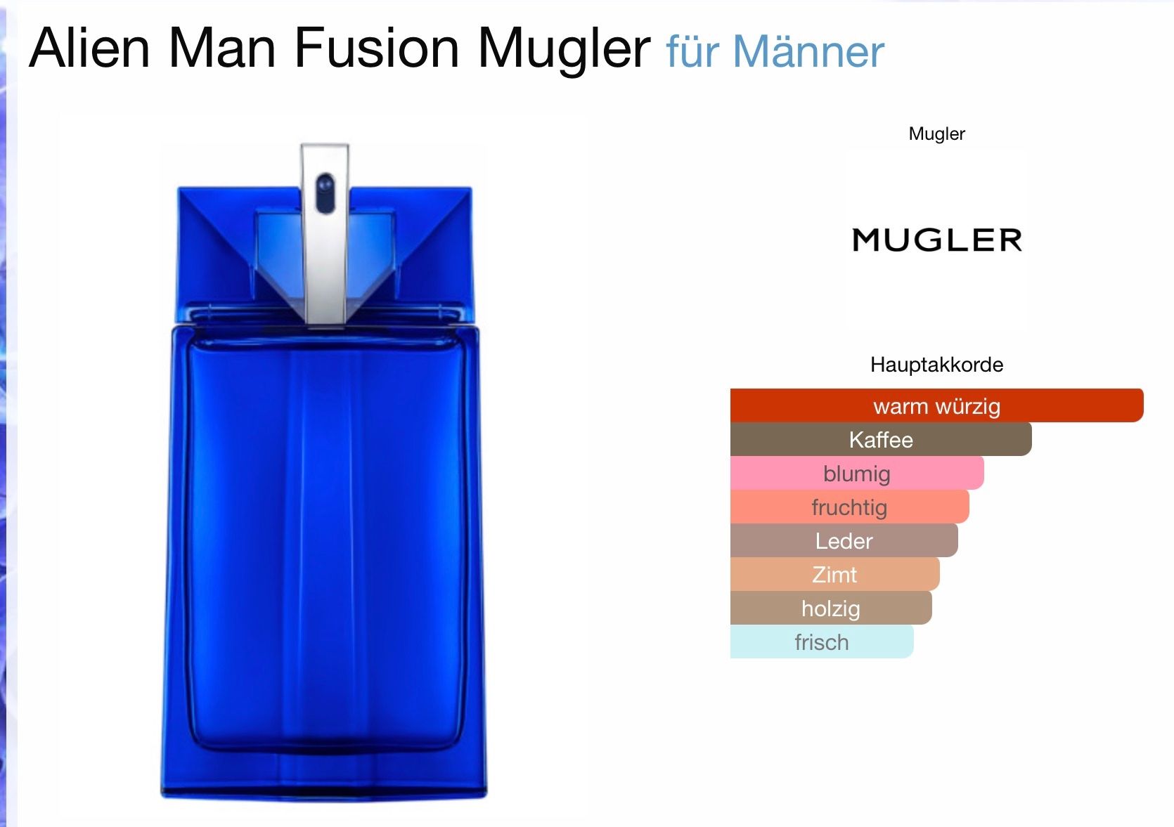 Mugler Parfum & Eau de Toilette: Mugler Alien Man Fusion 100 ml EDT – Neu (gemäss Beschreibung) aus Pfungen von bayside01 7