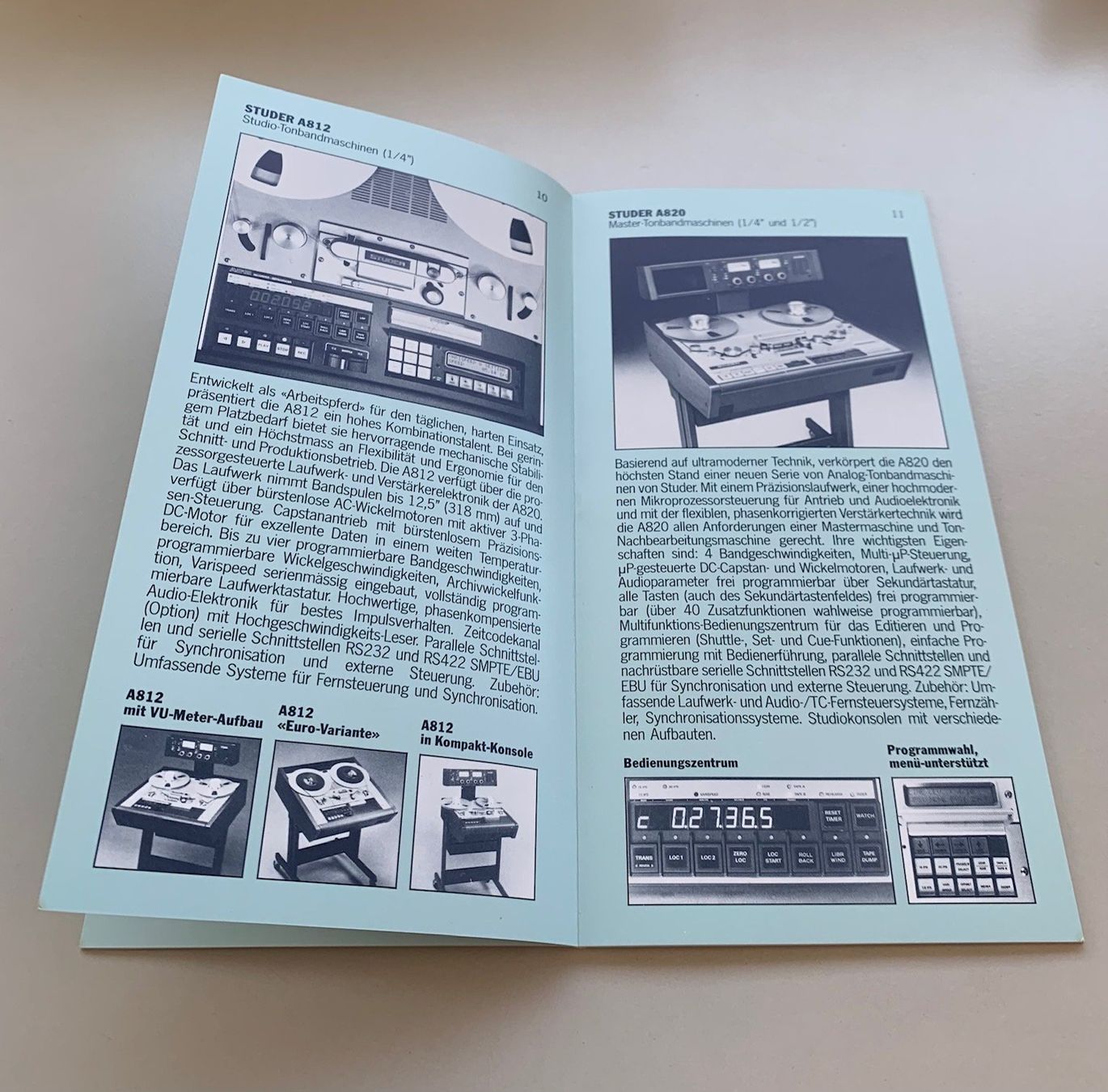 Documenti: ORIGINAL VINTAGE STUDER GESAMTPROGRAMM – Nuovo (secondo la descrizione) da Seuzach venduto da torensu 2