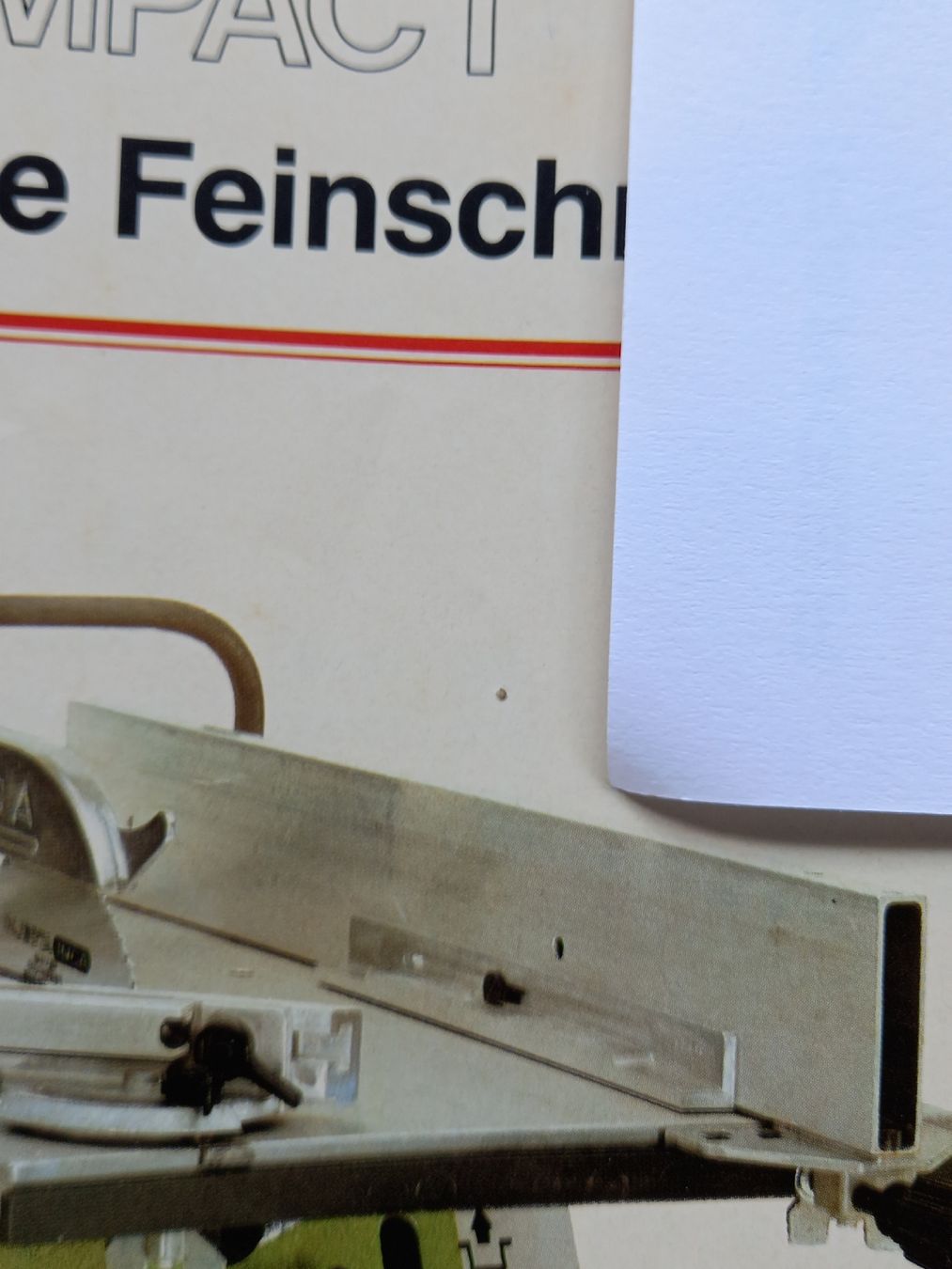 Altro per industria metallurgica: Inca Vorsatzlineal zu Längsanschlag – Usato da Seon venduto da Zack_16 2