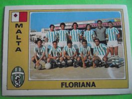 Euro Football 1976 " Floriana , Malta " 186, excellent état