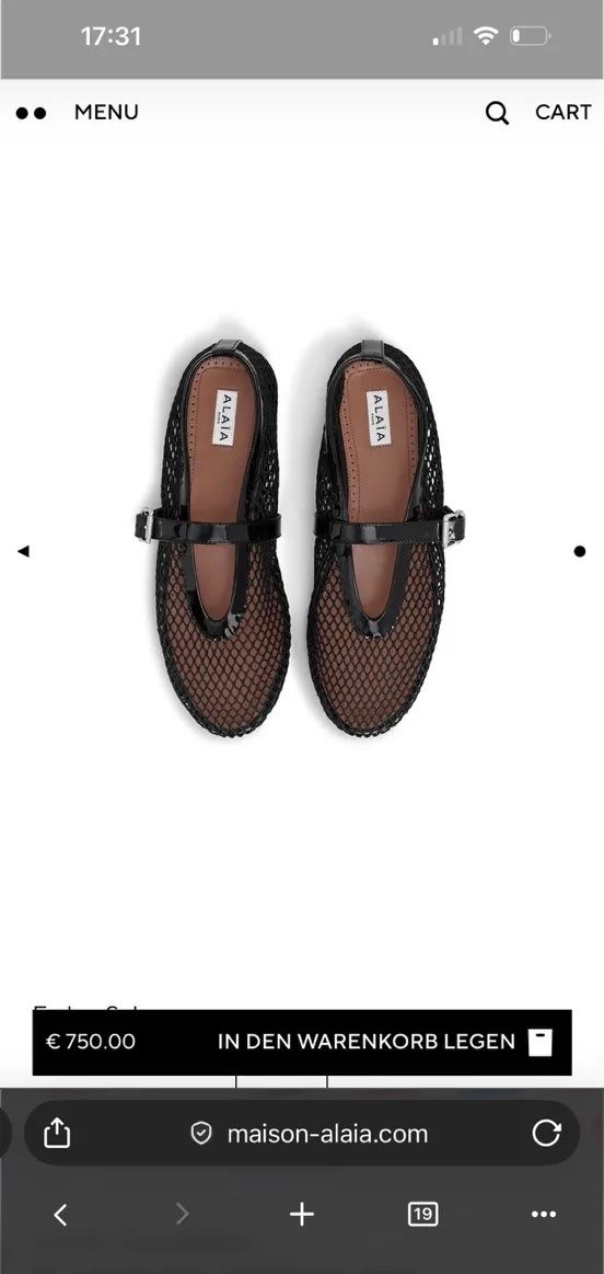 Alaia Damenschuhe: Alaia Ballerinas Gr. 42, Farbe schwarz – Neu (gemäss Beschreibung) aus Triesen von atos87 4