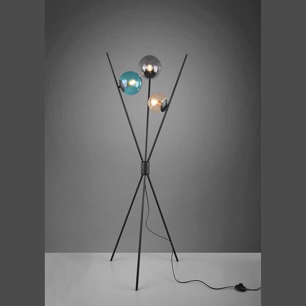 Lampen: Stehleuchte, Schwarz, 156 cm Höhe – Neu (gemäss Beschreibung) aus Kreuzlingen von Smart-Light 1