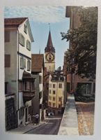 Zürich, Pfalzgasse und St. Peter 1970