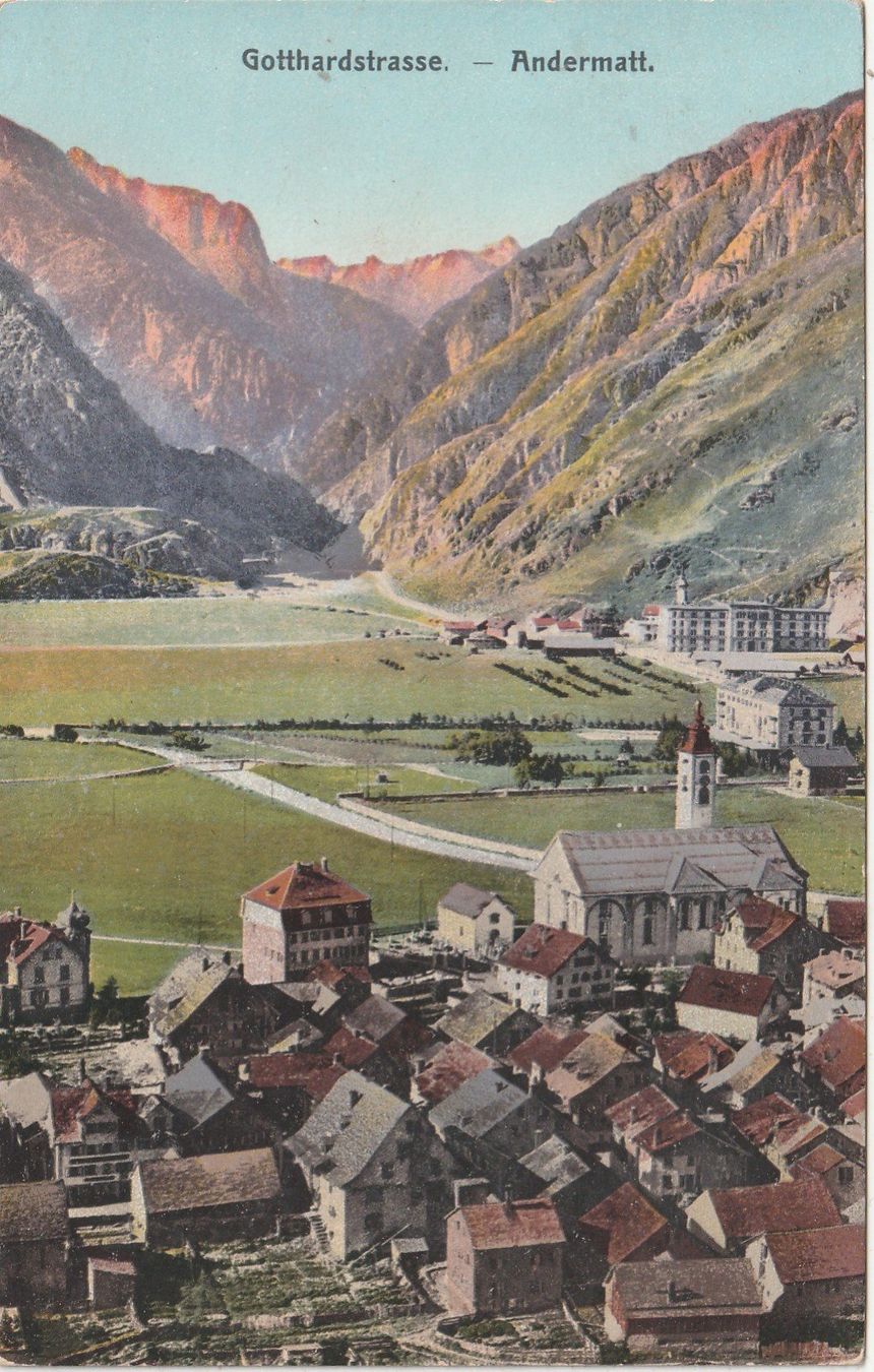 Cartes postales: 2 Karten Andermatt – D'occasion à Lumbrein par made02