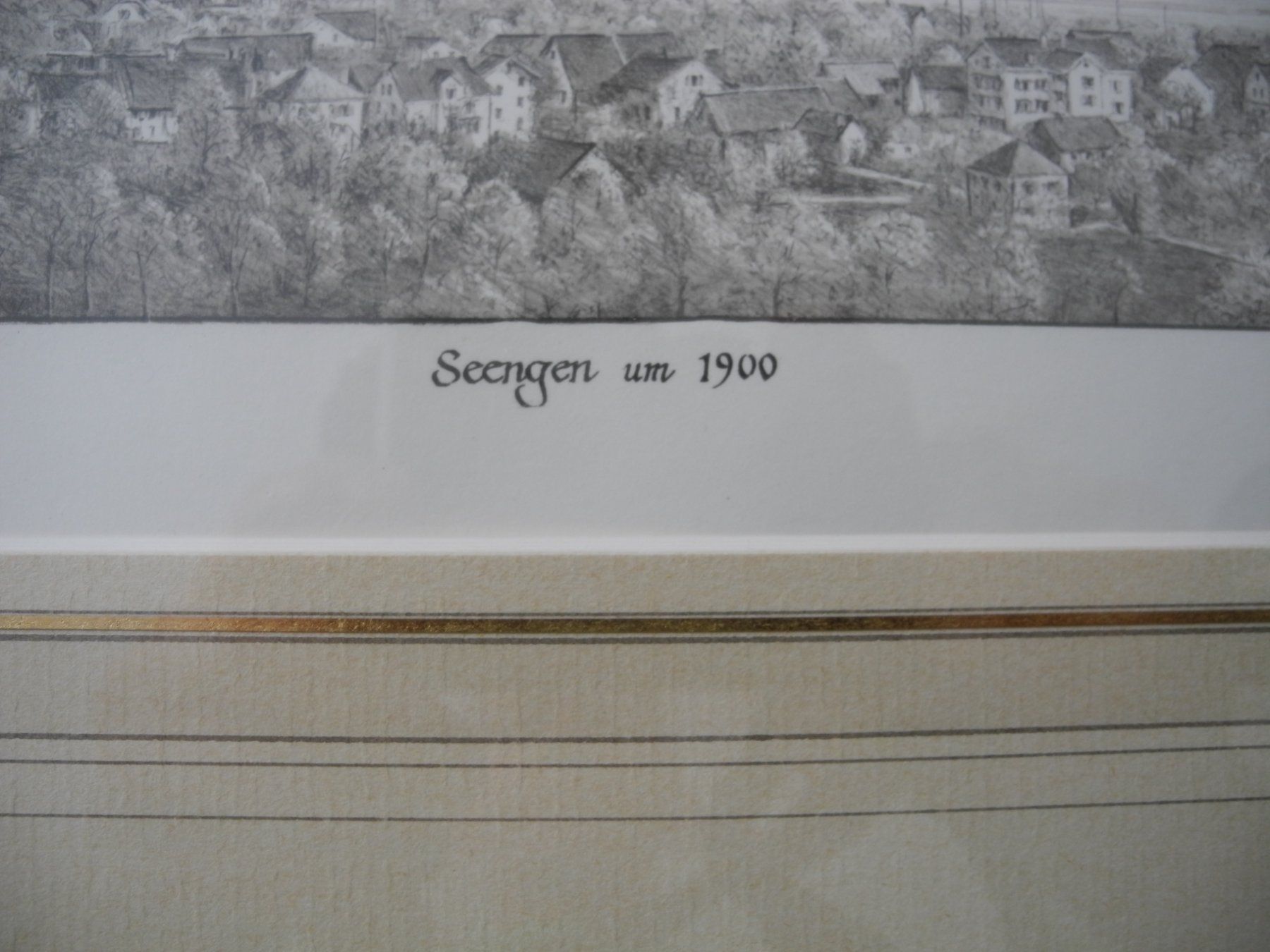 Foto & Immagini: ORIGINAL GRAFIK SEENGEN 1900  SIGNIERT – Usato da Reinach AG venduto da Huckleberrysix 7