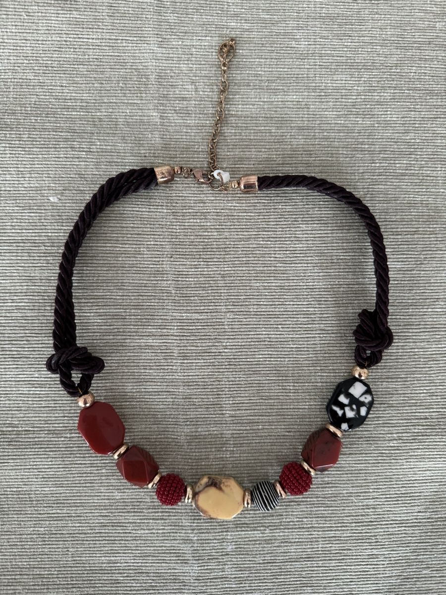 Catenine: Halskette mit Seildesign und bunten Perlen – Usato da Erlenbach ZH venduto da Irina_from_Erlenbach 1