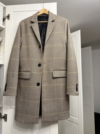 Herren Mantel im Karomuster