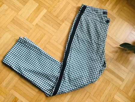 Tellement stylé pantalon carreaux vert/noir COPCOPINE, t. 36