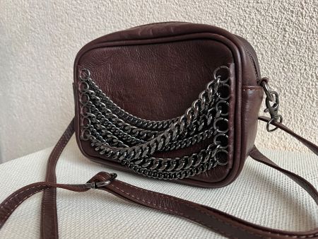 Echte hochwertige Ledertasche klein braun. NP 95.-