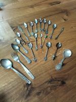 Antike Löffel Sammlung, Silber, Vintage, Rarität!
