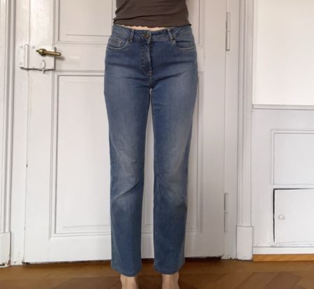 Straight leg Jeans Damen blau Grösse 38 guter Zustand