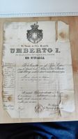 Antikes Dokument: Italienischer Passaporto (W)