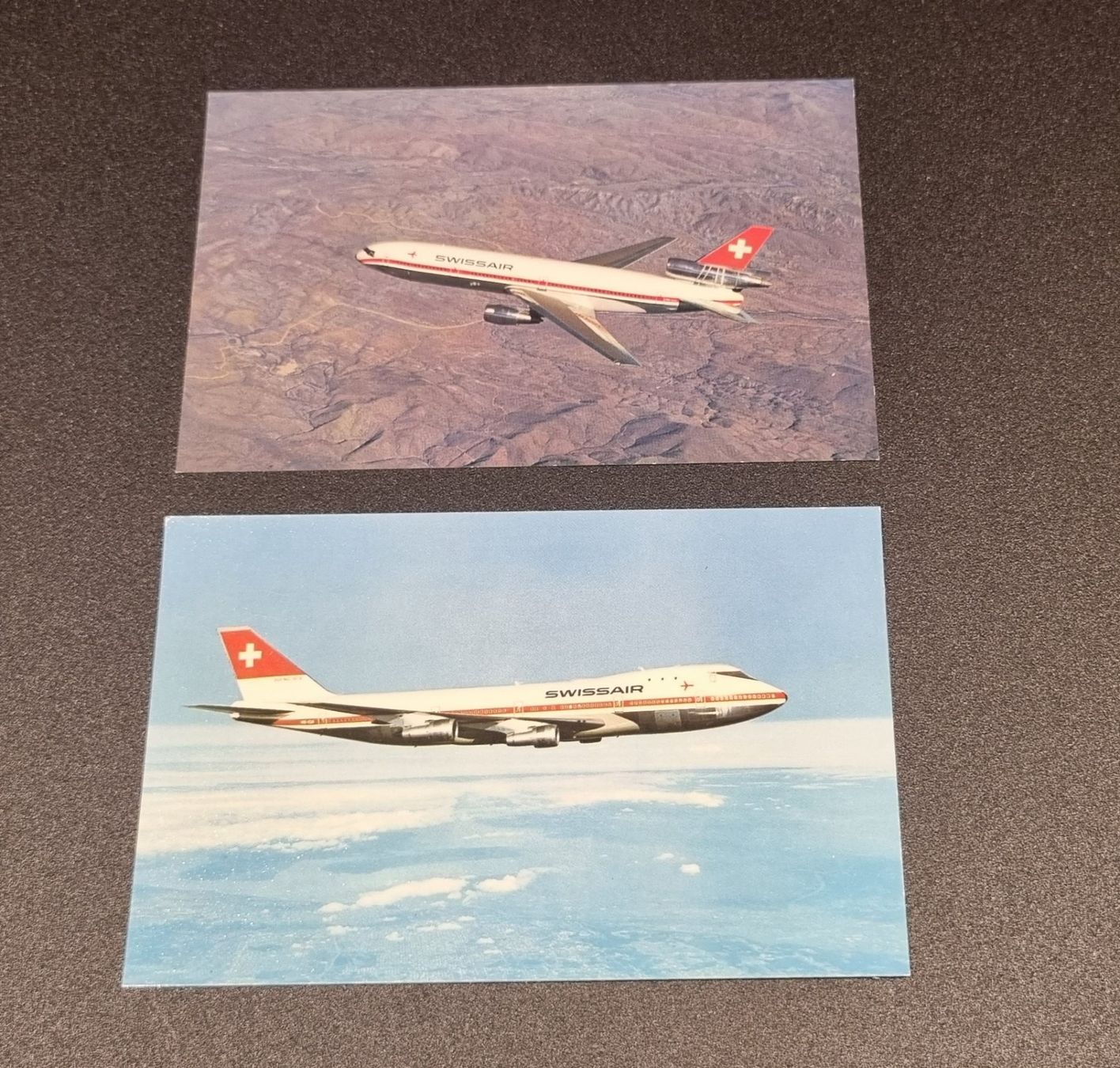Ansichtskarten: Postkarte Swissair, 2 Stück – Neu (gemäss Beschreibung) aus Lachen SZ von LinDiscount