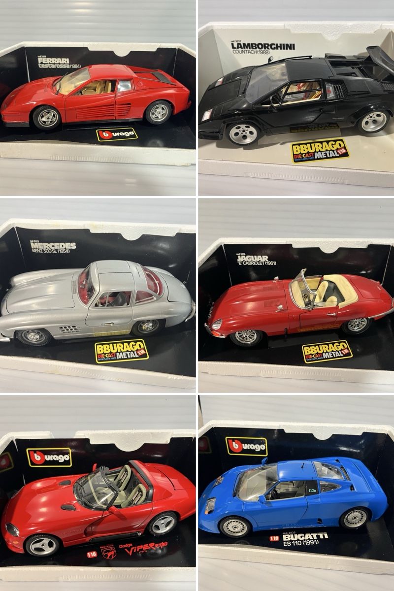 Bburago Modellini d'auto: Bburago Metallautos 1:18 Bundle 6 Stk. – Usato da Schwaderloch venduto da Kuffer90