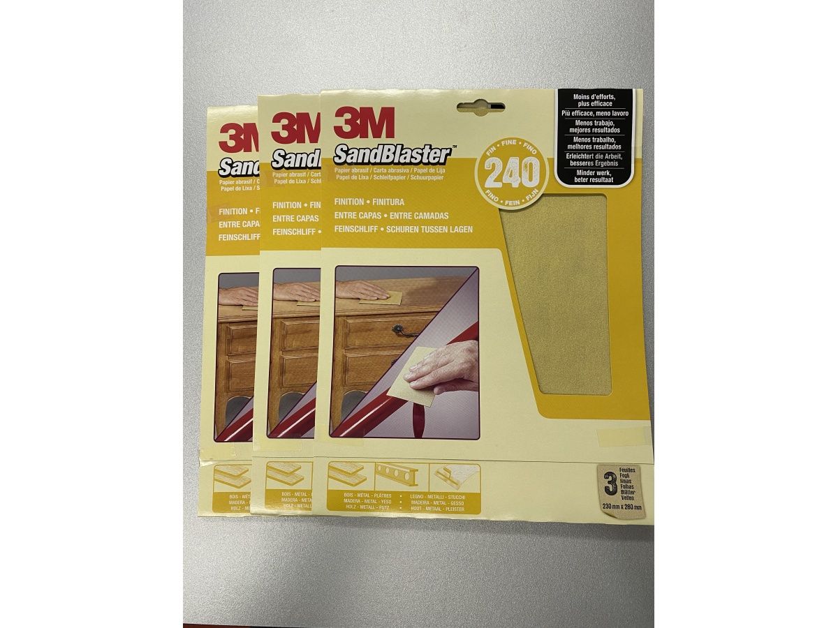 Smerigliatrici & Lucidatrici: neue Schleifpapiere P240 – Nuovo e nell'imballaggio originale da Necker venduto da liq24