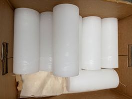 545 Posten Raureifkerzen aus Liquidation
