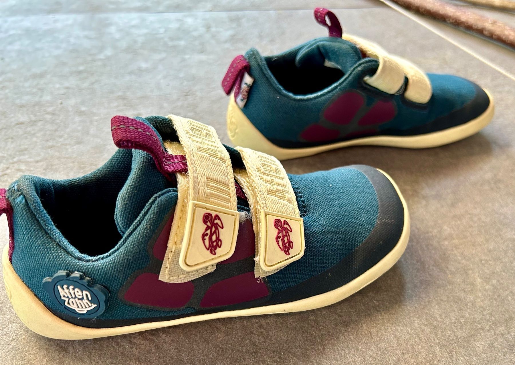 Affenzahn Schuhe für Jungen: Affenzahn Halbschuh, Schildkröte, Grösse 27 – Gebraucht aus Riedholz von Abendsonne 4