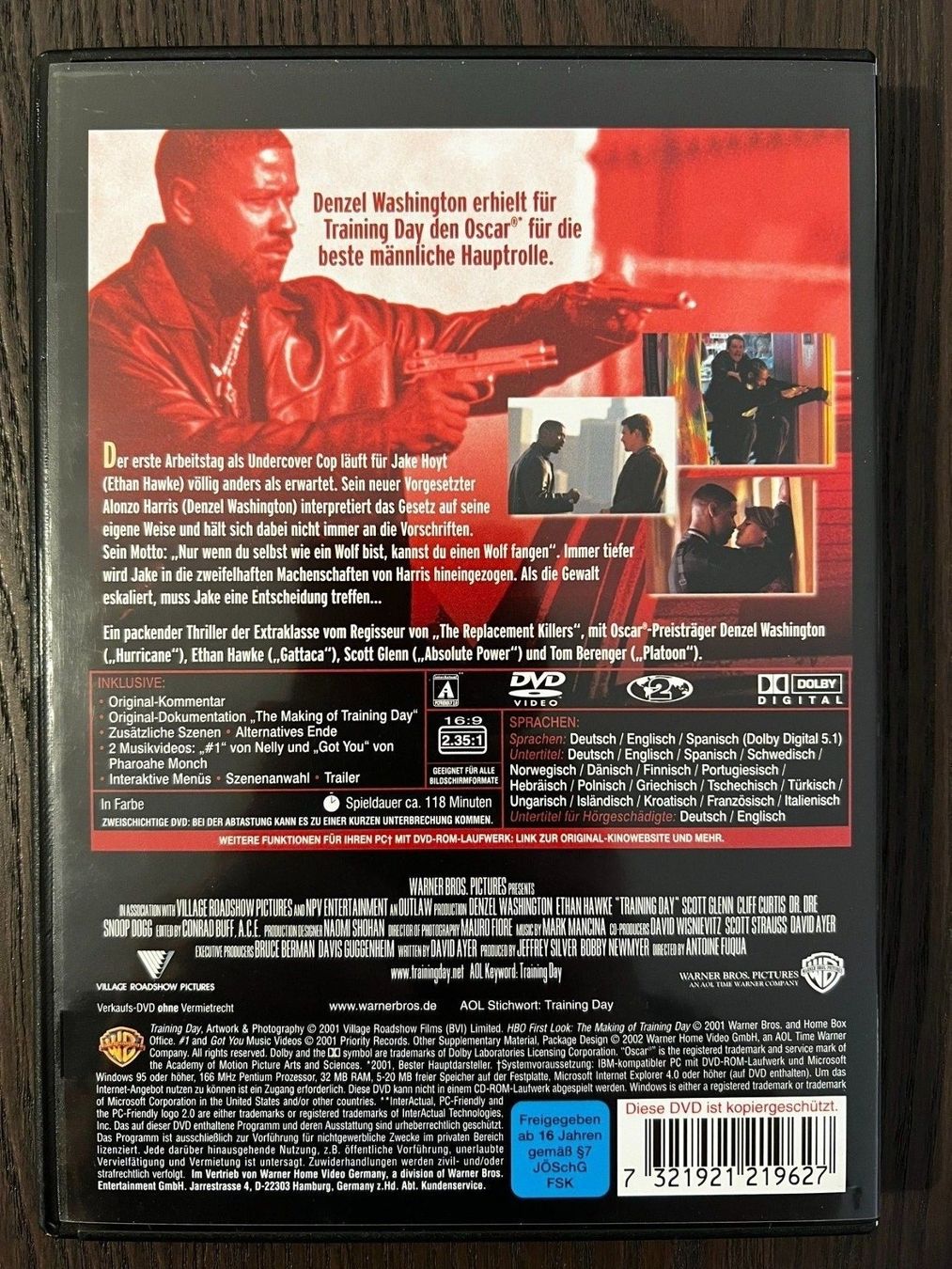 Tutti i DVDs: Training Day – Usato da Zürich venduto da FilmFreunde 1