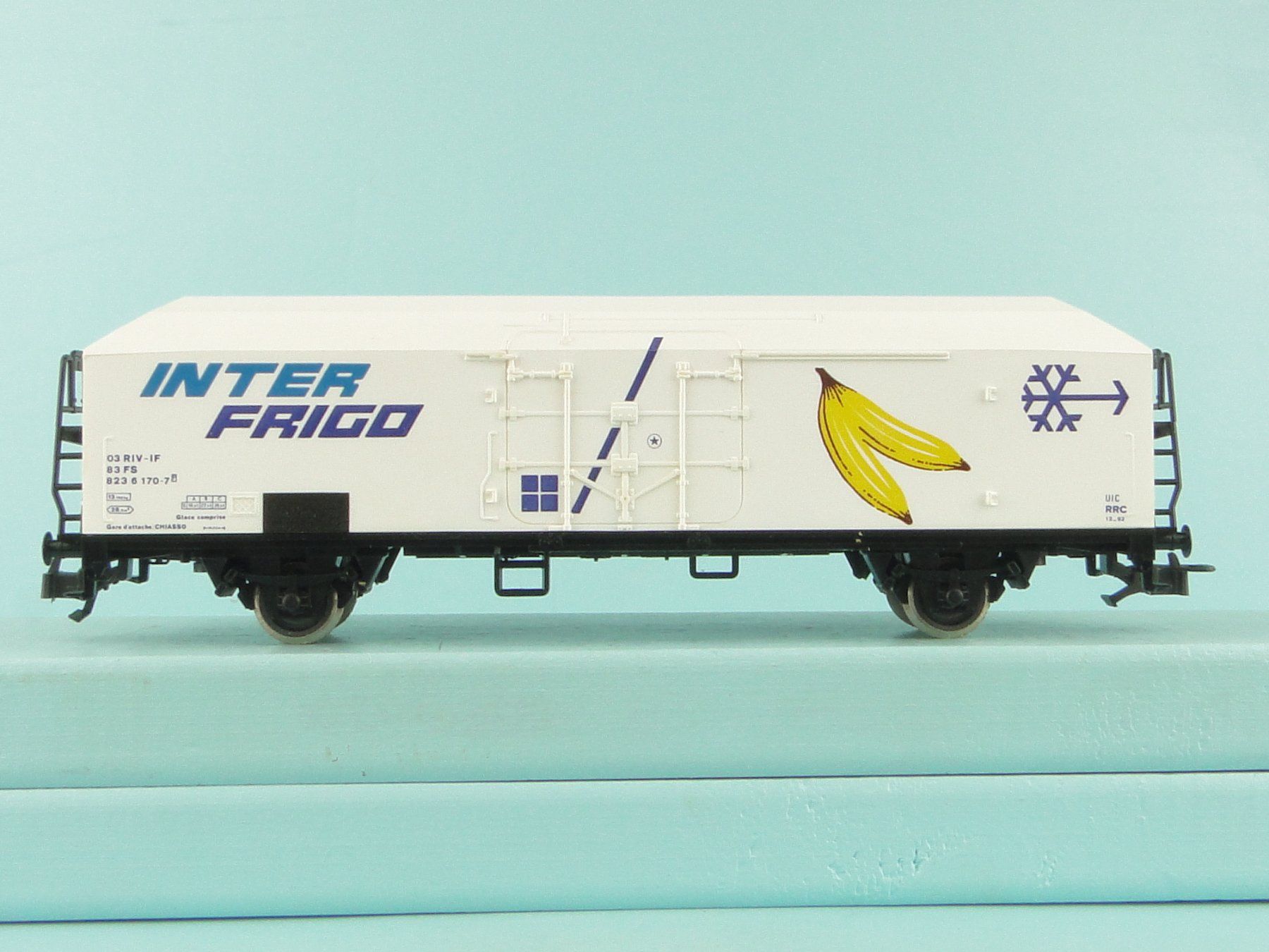 Rivarossi Modellini di ferrovie: Rivarossi 2445 H0 FS Interfrigo – Usato da Bülach venduto da cann11 4